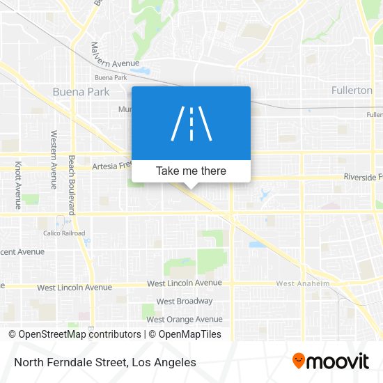North Ferndale Street map