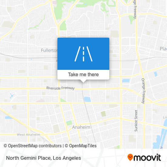 North Gemini Place map