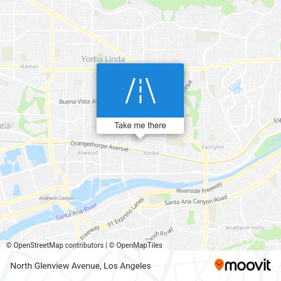 North Glenview Avenue map