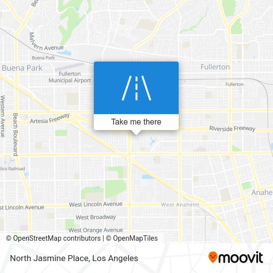 North Jasmine Place map