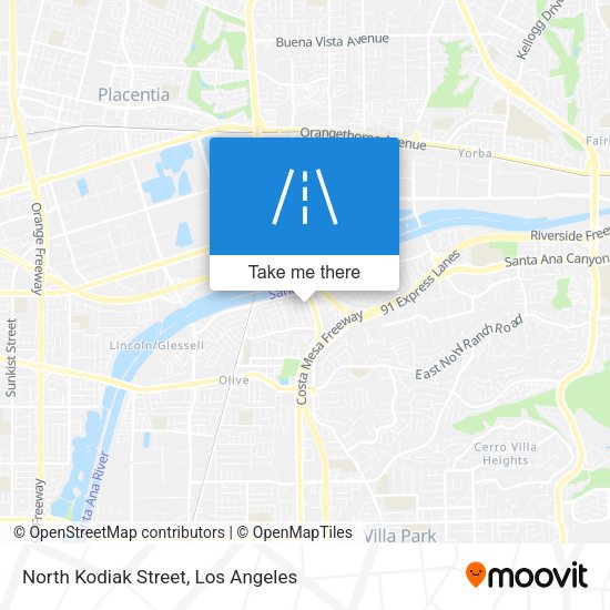 Mapa de North Kodiak Street