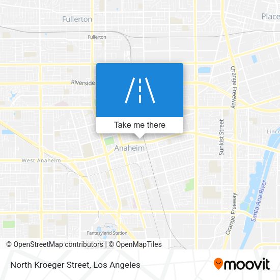 North Kroeger Street map