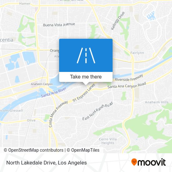 North Lakedale Drive map