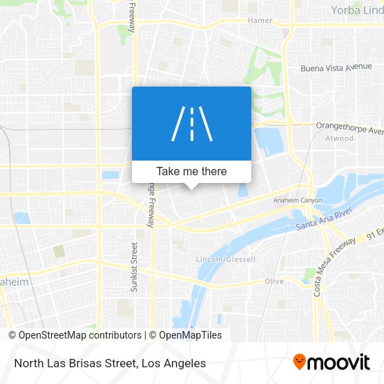 Mapa de North Las Brisas Street
