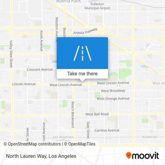 North Lauren Way map