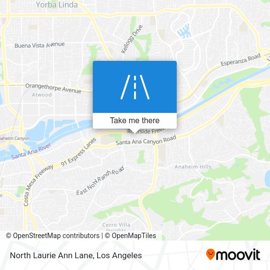 North Laurie Ann Lane map