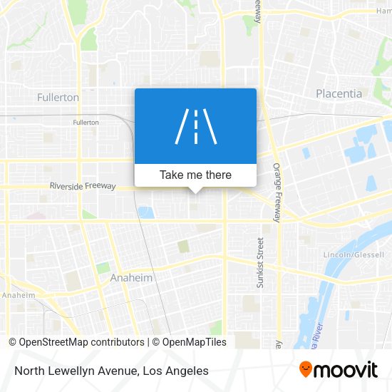 Mapa de North Lewellyn Avenue