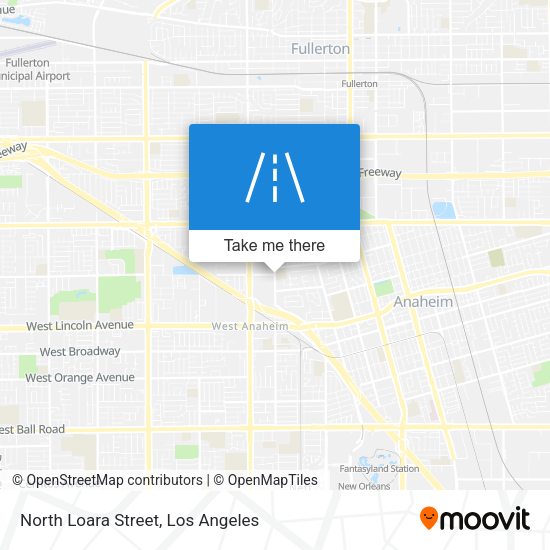 North Loara Street map