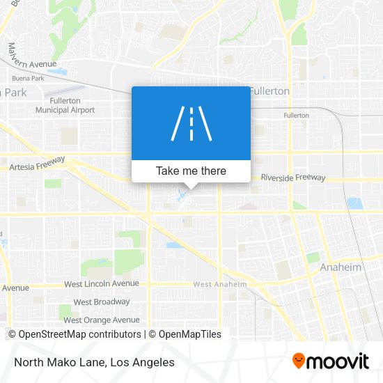 Mapa de North Mako Lane