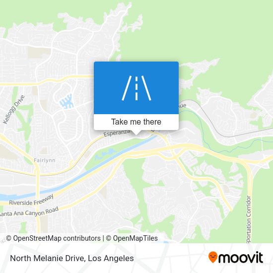 Mapa de North Melanie Drive