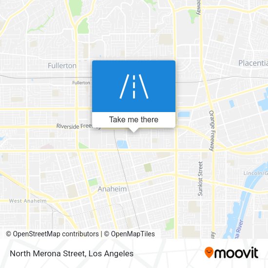 North Merona Street map
