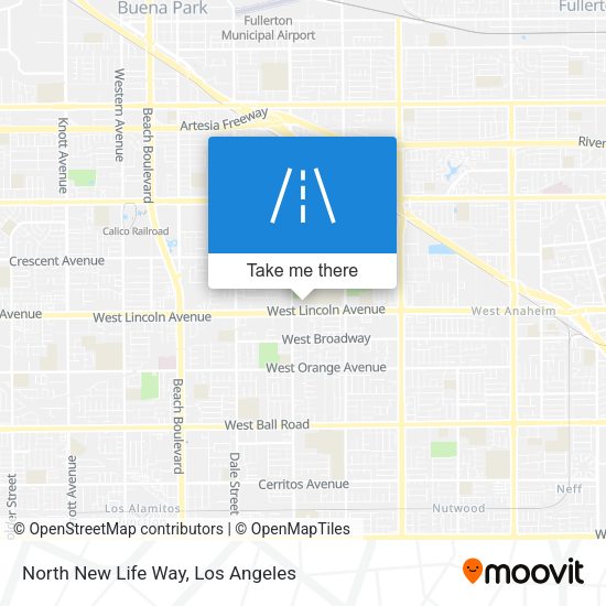 Mapa de North New Life Way