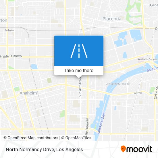 North Normandy Drive map