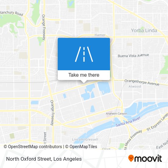 North Oxford Street map