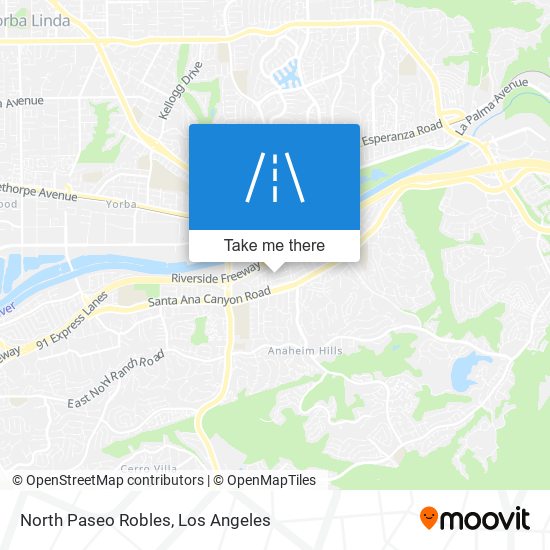 Mapa de North Paseo Robles