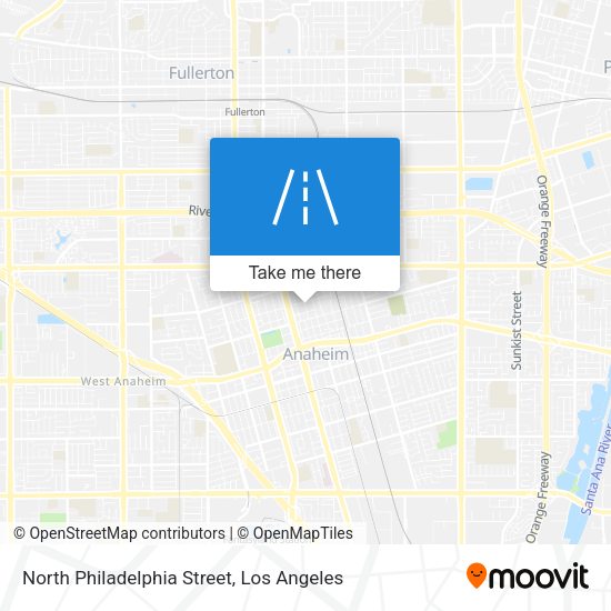 Mapa de North Philadelphia Street