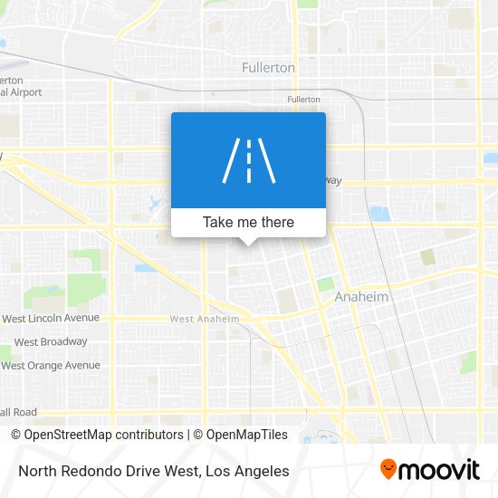 Mapa de North Redondo Drive West