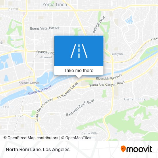 Mapa de North Roni Lane