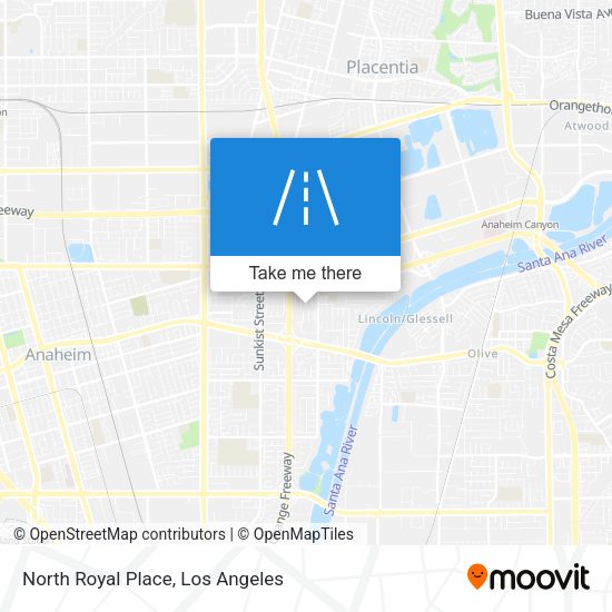 North Royal Place map