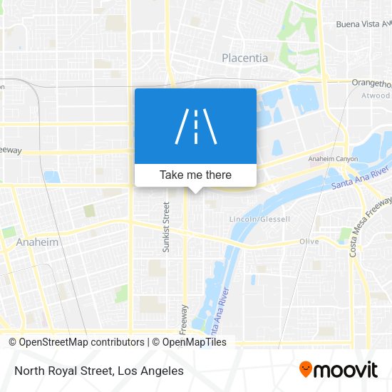 North Royal Street map
