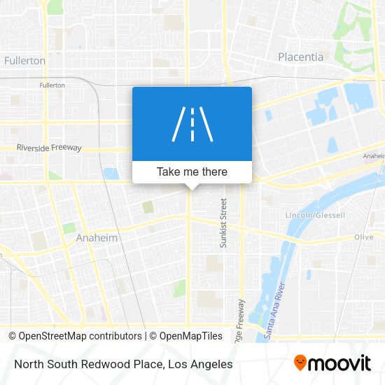 Mapa de North South Redwood Place
