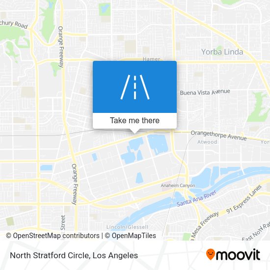 Mapa de North Stratford Circle