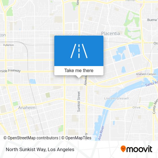 Mapa de North Sunkist Way