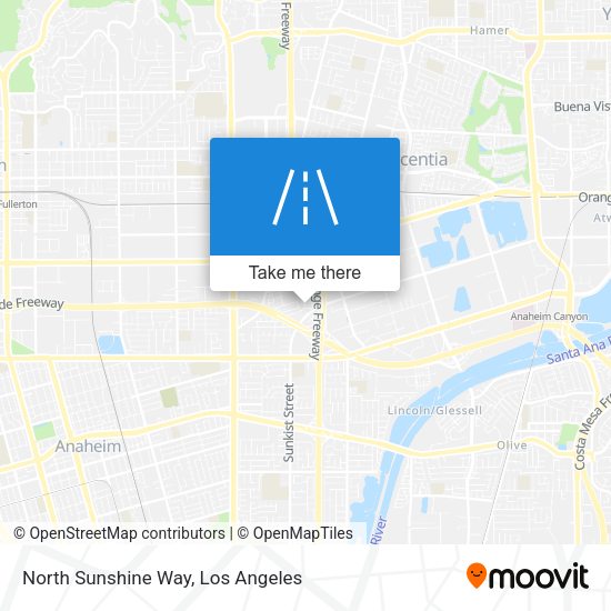North Sunshine Way map