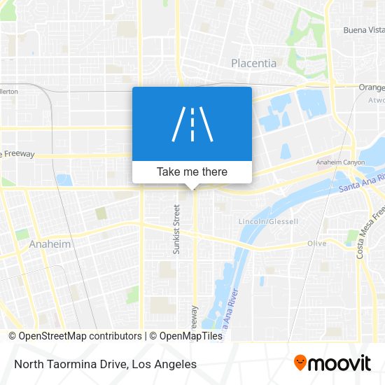 North Taormina Drive map