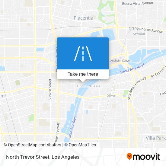 Mapa de North Trevor Street