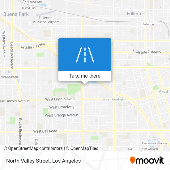 Mapa de North Valley Street
