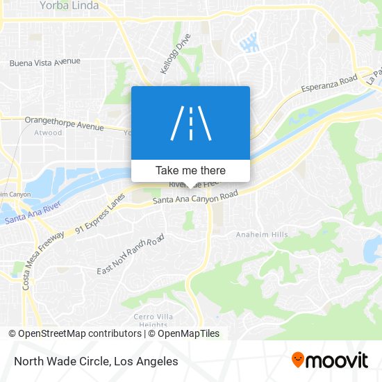 Mapa de North Wade Circle