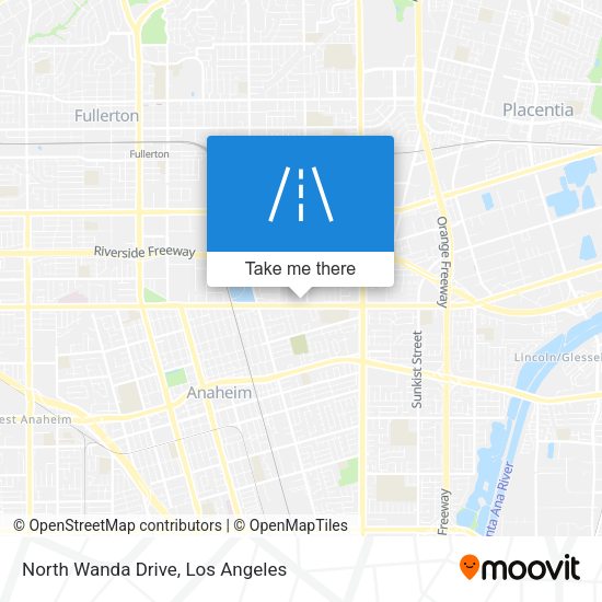 North Wanda Drive map