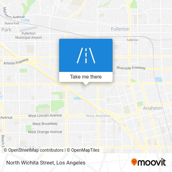 North Wichita Street map