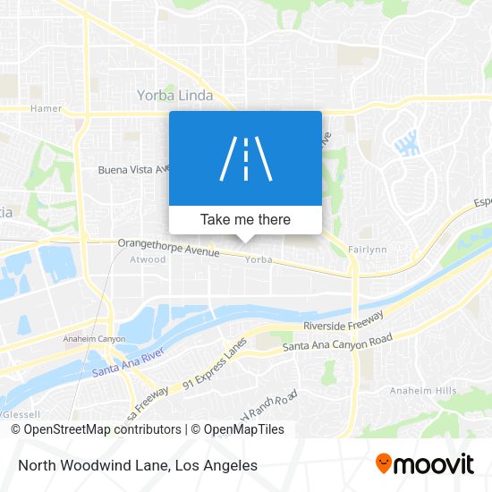 Mapa de North Woodwind Lane