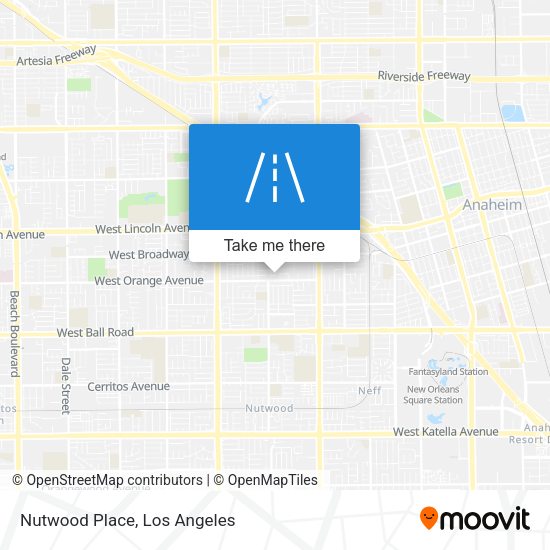 Mapa de Nutwood Place