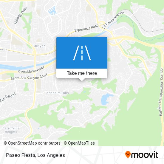 Mapa de Paseo Fiesta