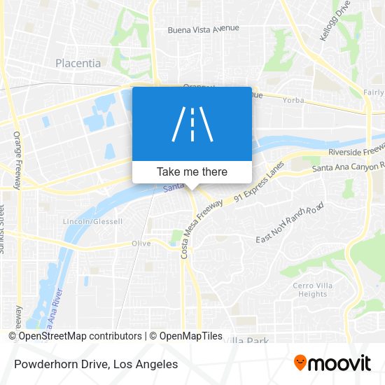 Powderhorn Drive map