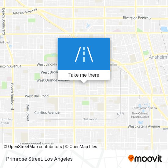 Mapa de Primrose Street