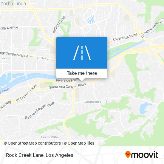 Rock Creek Lane map