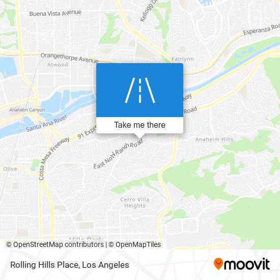 Mapa de Rolling Hills Place