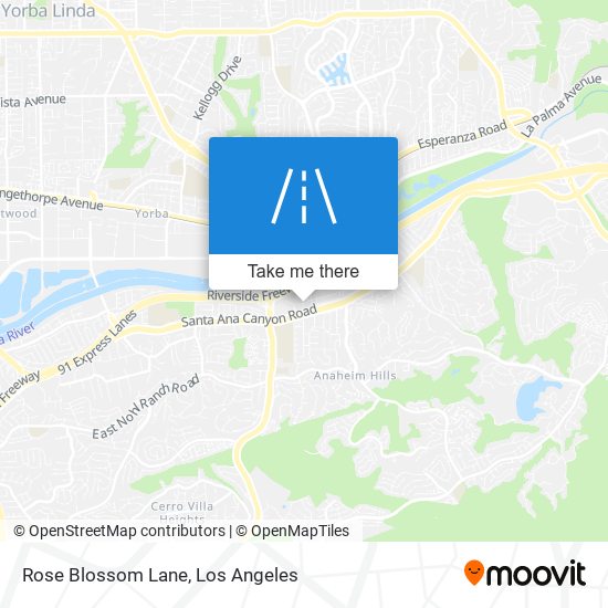Mapa de Rose Blossom Lane