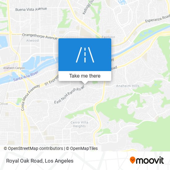 Mapa de Royal Oak Road