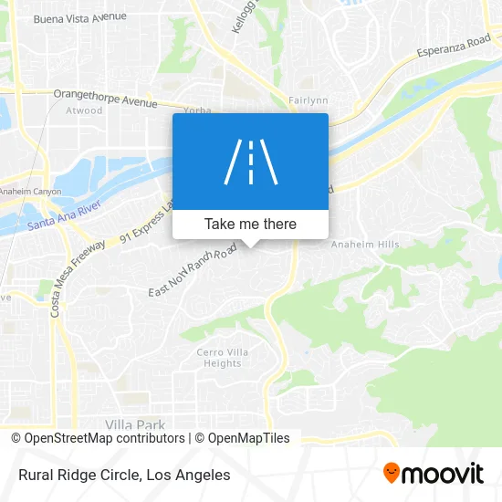 Rural Ridge Circle map