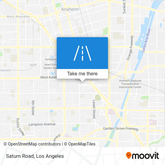 Mapa de Saturn Road
