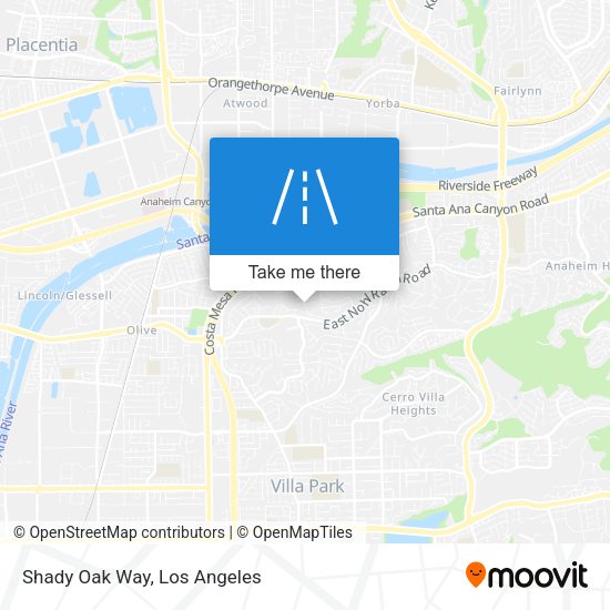 Mapa de Shady Oak Way