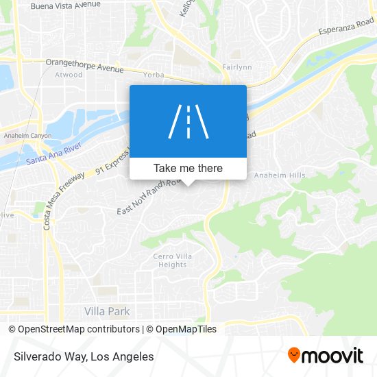 Mapa de Silverado Way