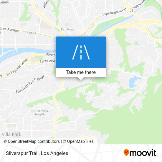 Silverspur Trail map