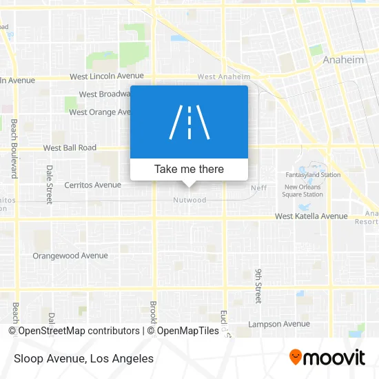 Sloop Avenue map