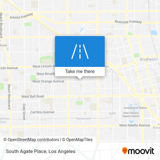 South Agate Place map